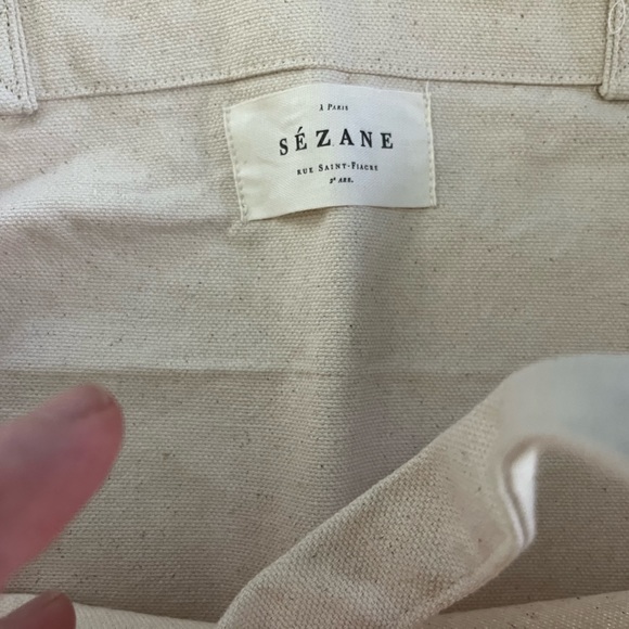 New extra large Sezane Demain tote bag Last one! - Picture 5 of 5